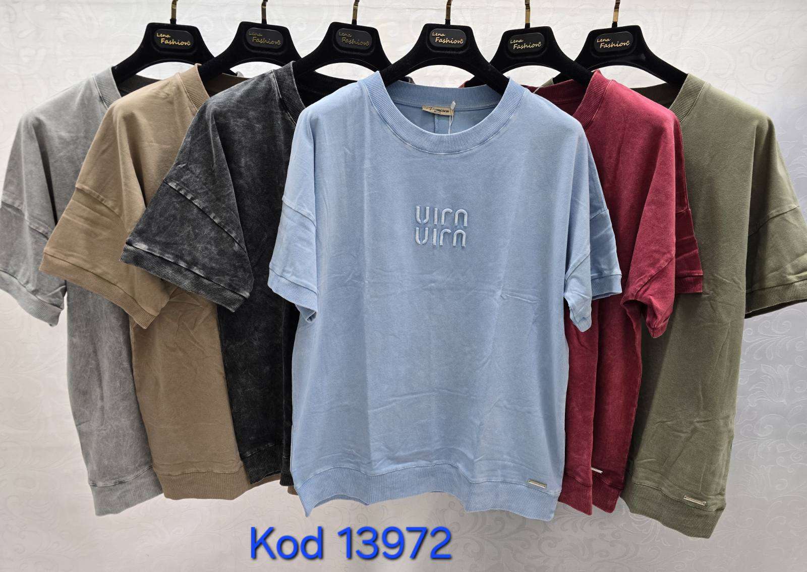 Bluzki  Damskie TURECKA , Size uni, paczka 12szt ,mix kolor