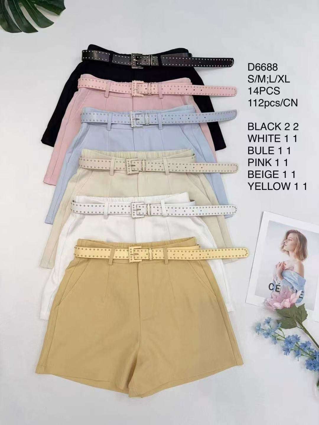 Spodenki damskie , Size s/m-l/xl, paczka 14szt ,mix kolor