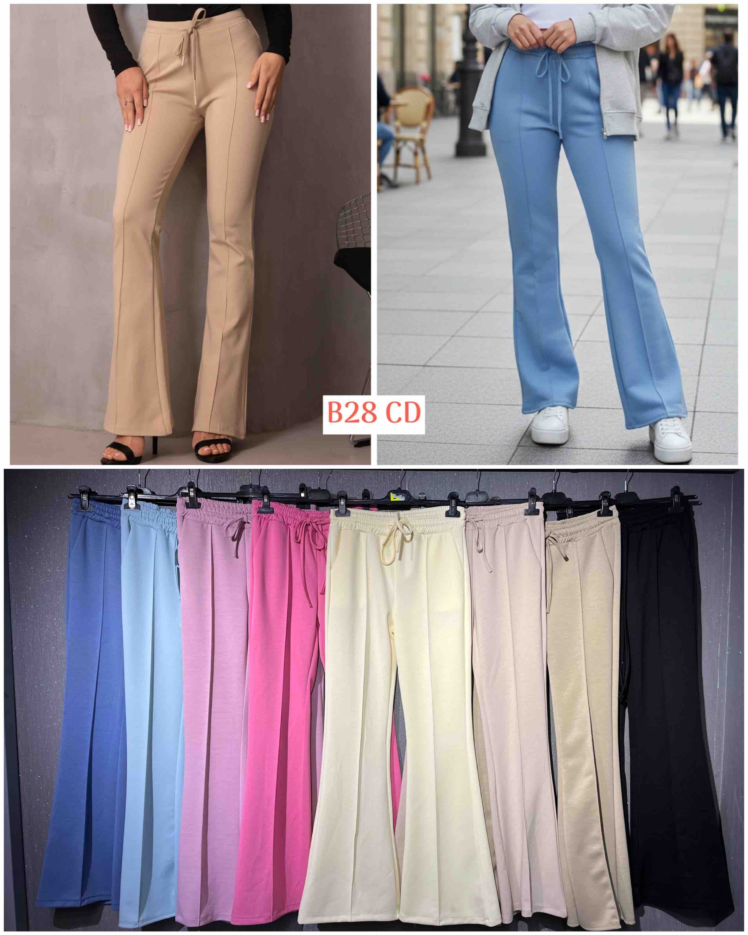 Spodnie  Damskie wloska  , Size uni, paczka  6szt ,mix kolor