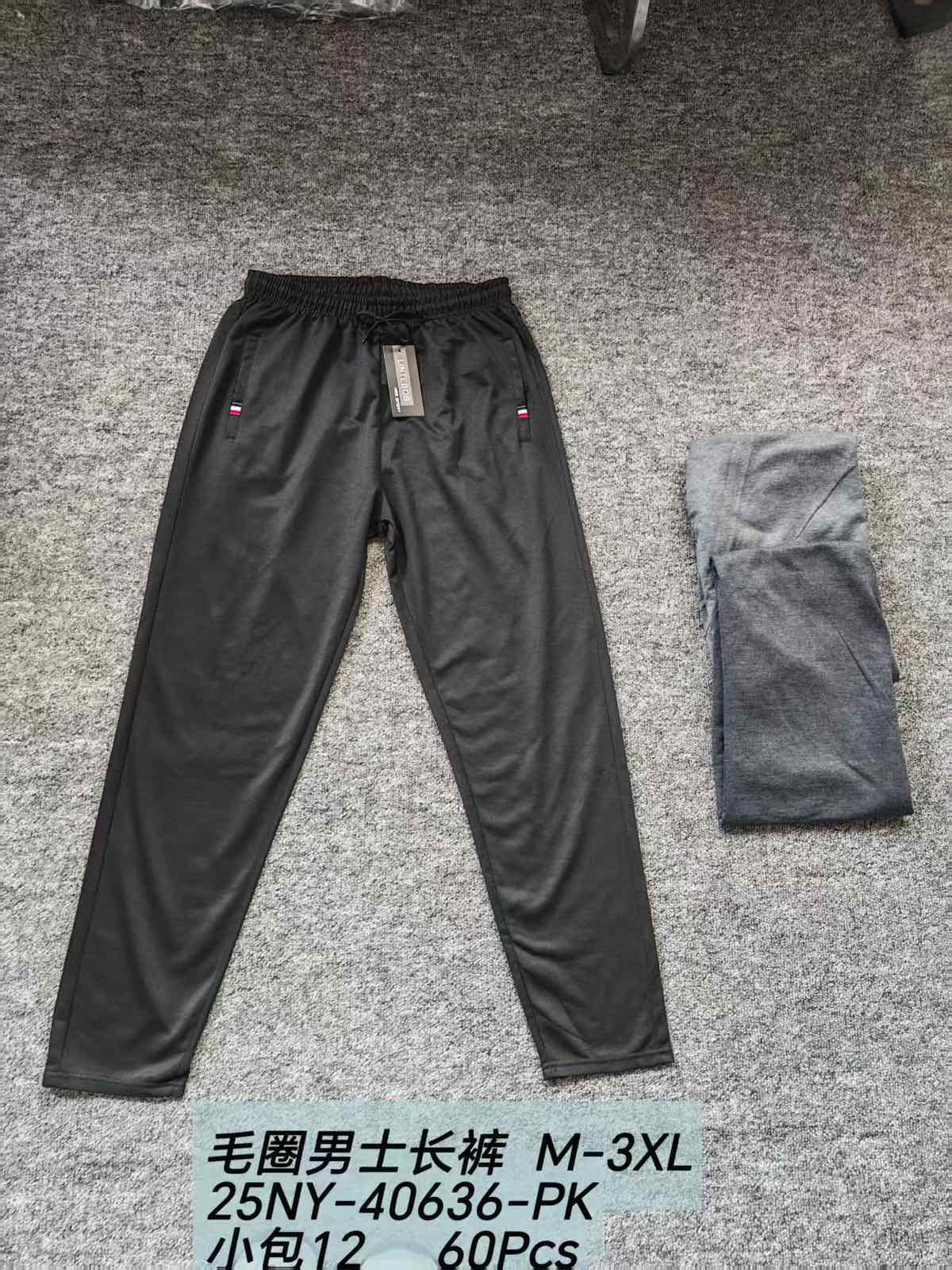 Spodnie MĘSKIE , Size m-4xl, paczka 12szt ,mix kolor