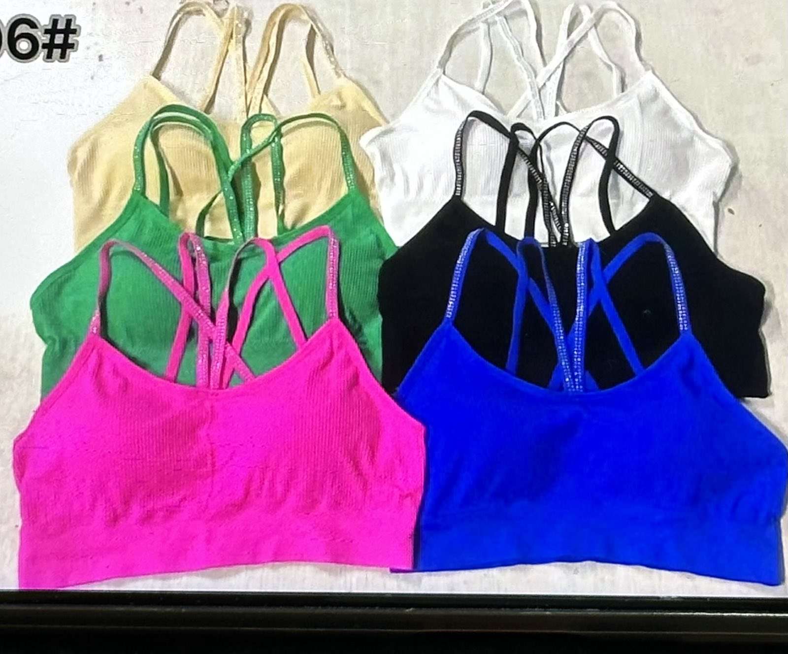 Topy damskie,size uni, paczka 12szt ,mix kolor