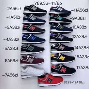 Buty Sportowe DAMSKIE (36-41, 8par)