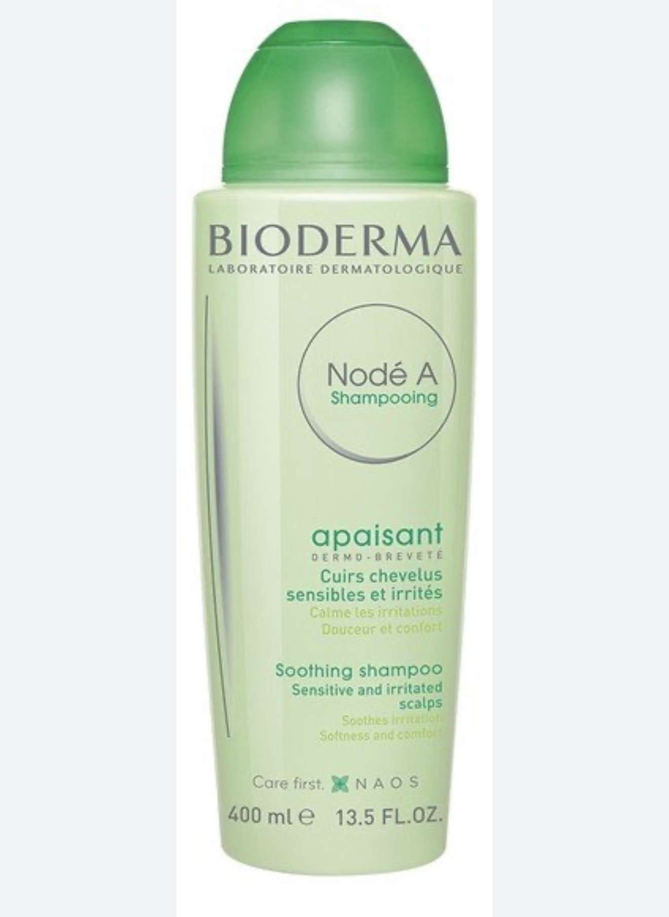 Bioderma Nodé A – Szampon kojący do skóry głowy wrażliwej (400 ml) (12szt/Paczka )