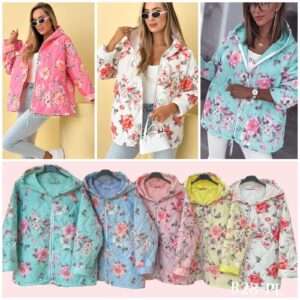 Kurtki Damskie  WŁOSKA  , Size uni, paczka  6szt ,mix kolor