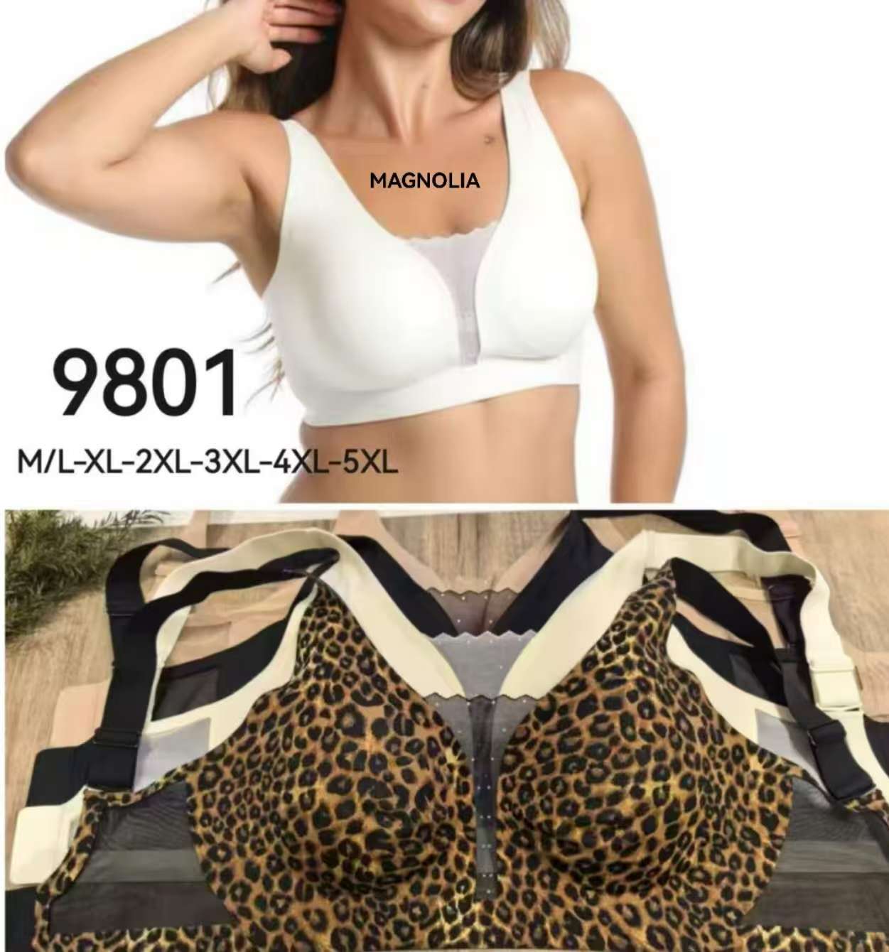 Biustonosz damskie,size m/l-5xl, paczka 6szt , 1kolor