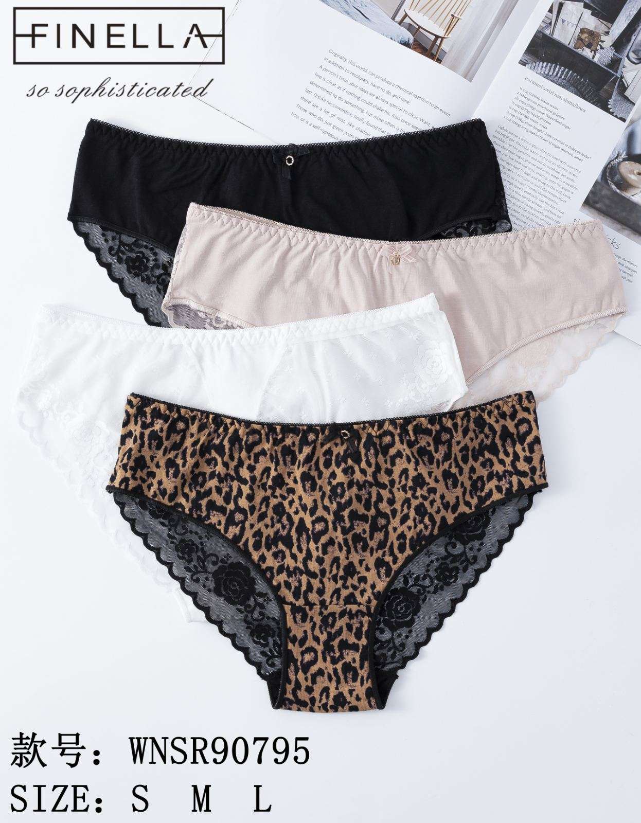 Majtki damskie,size s-l, paczka 24szt ,mix kolor