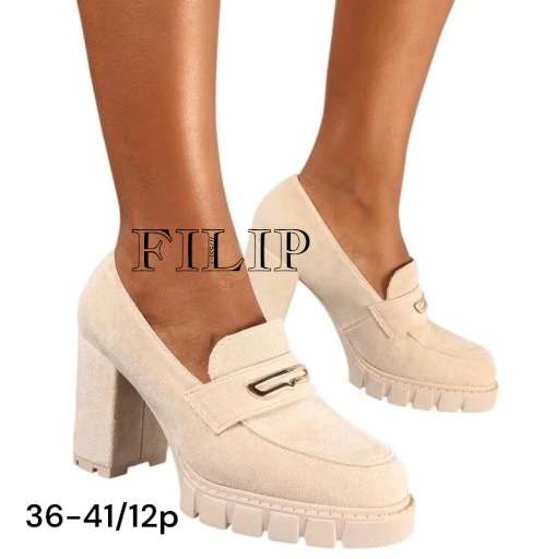 Buty Mokasyny Damskie (36-41, 12par)