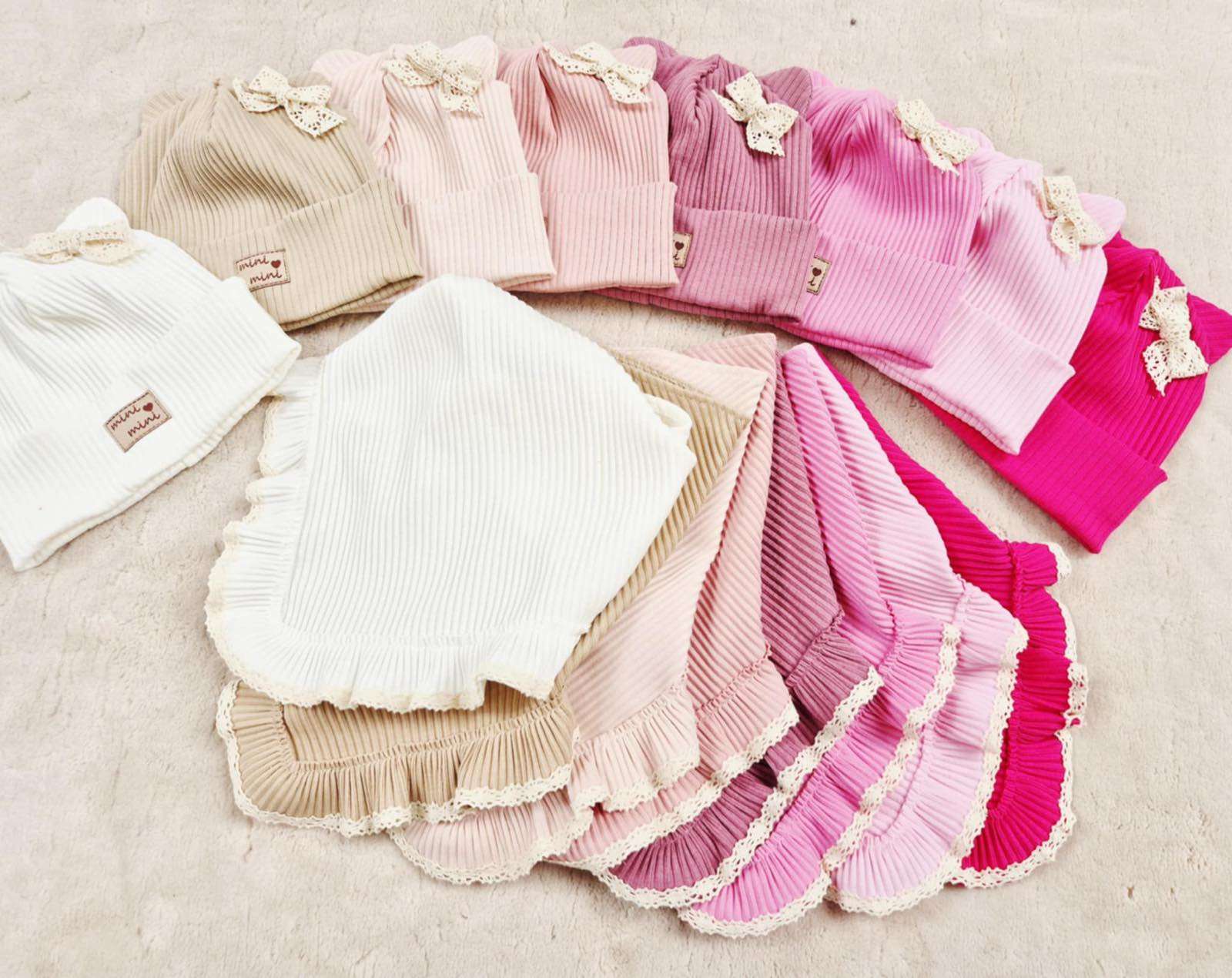 Czapki DZIECIĘCE, paczka 12szt,mix kolor