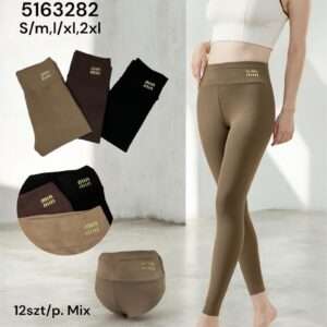 Legginsy damskie,size s/m-2xl, paczka 12szt ,mix kolor