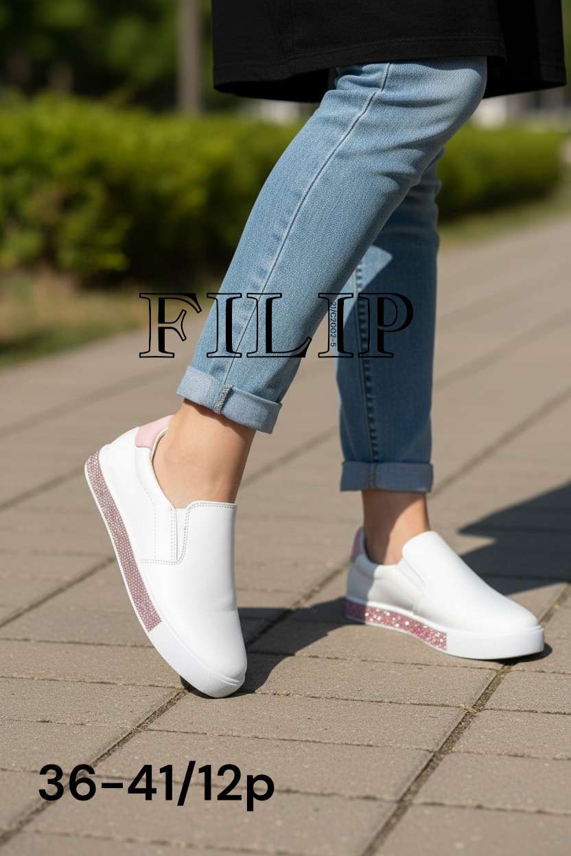 Buty Mokasyny Damskie (36-41, 12par)