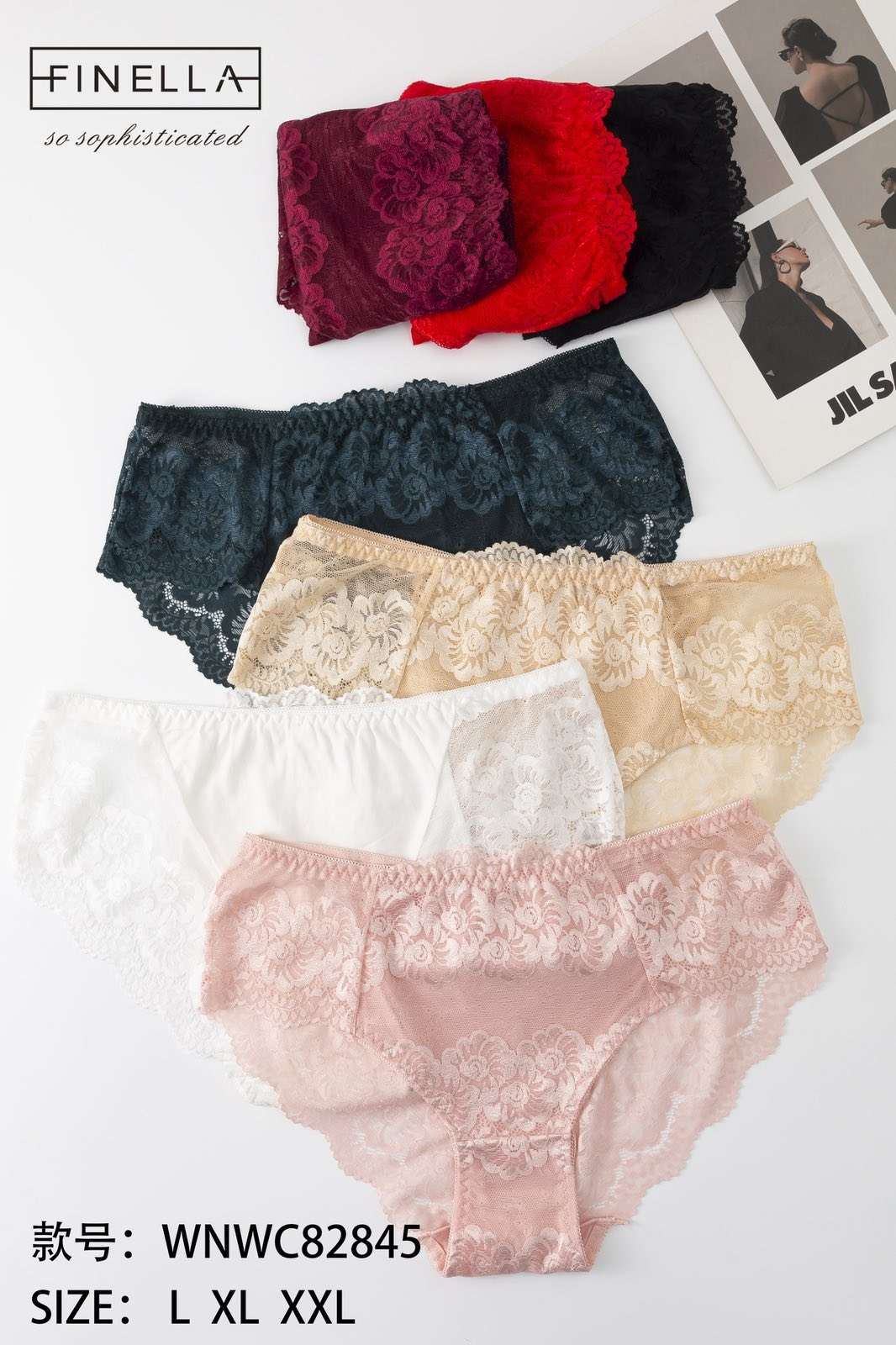 Majtki damskie,size l-2xl, paczka 24szt ,mix kolor