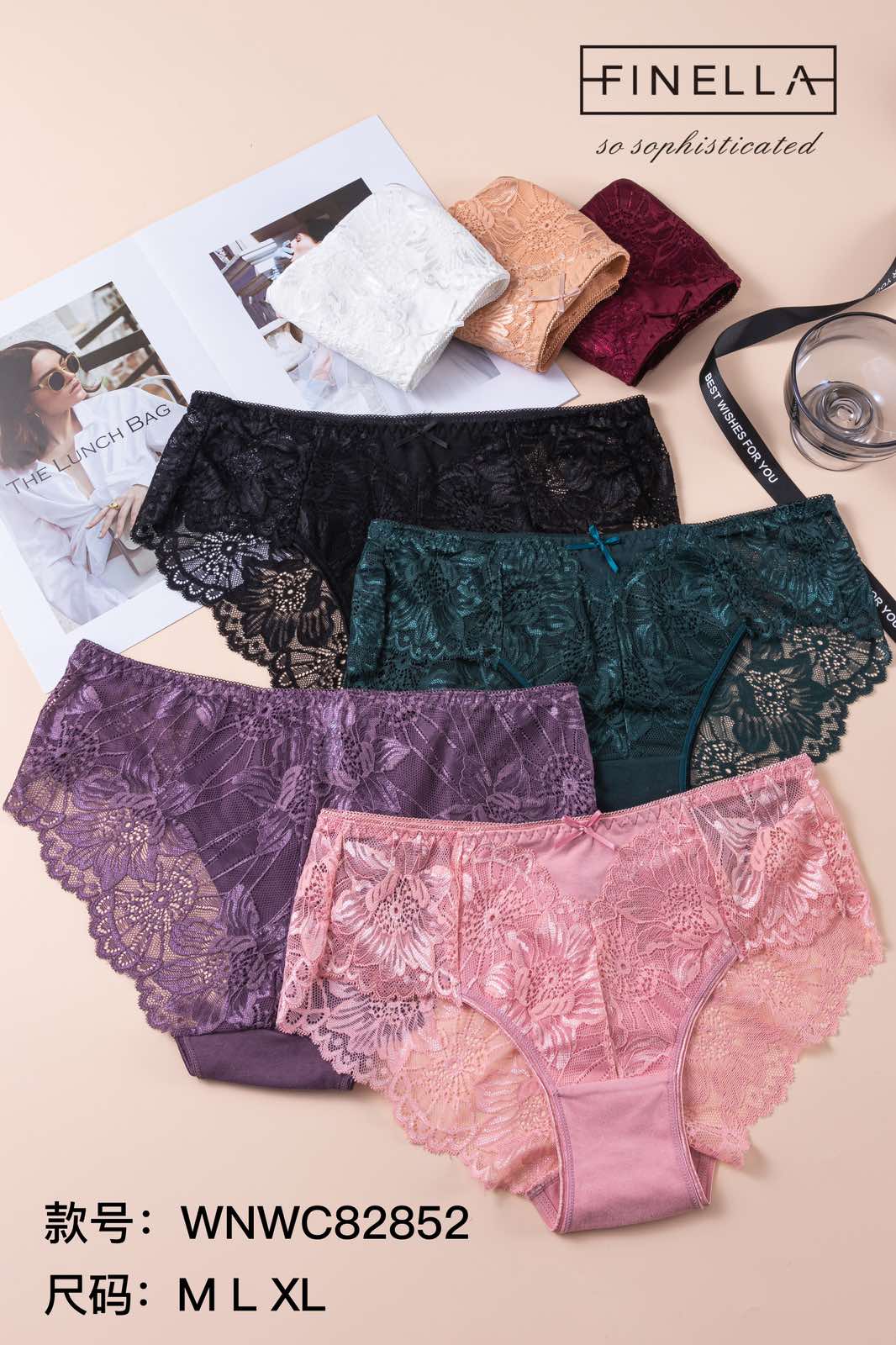 Majtki damskie,size m-xl, paczka 24szt ,mix kolor