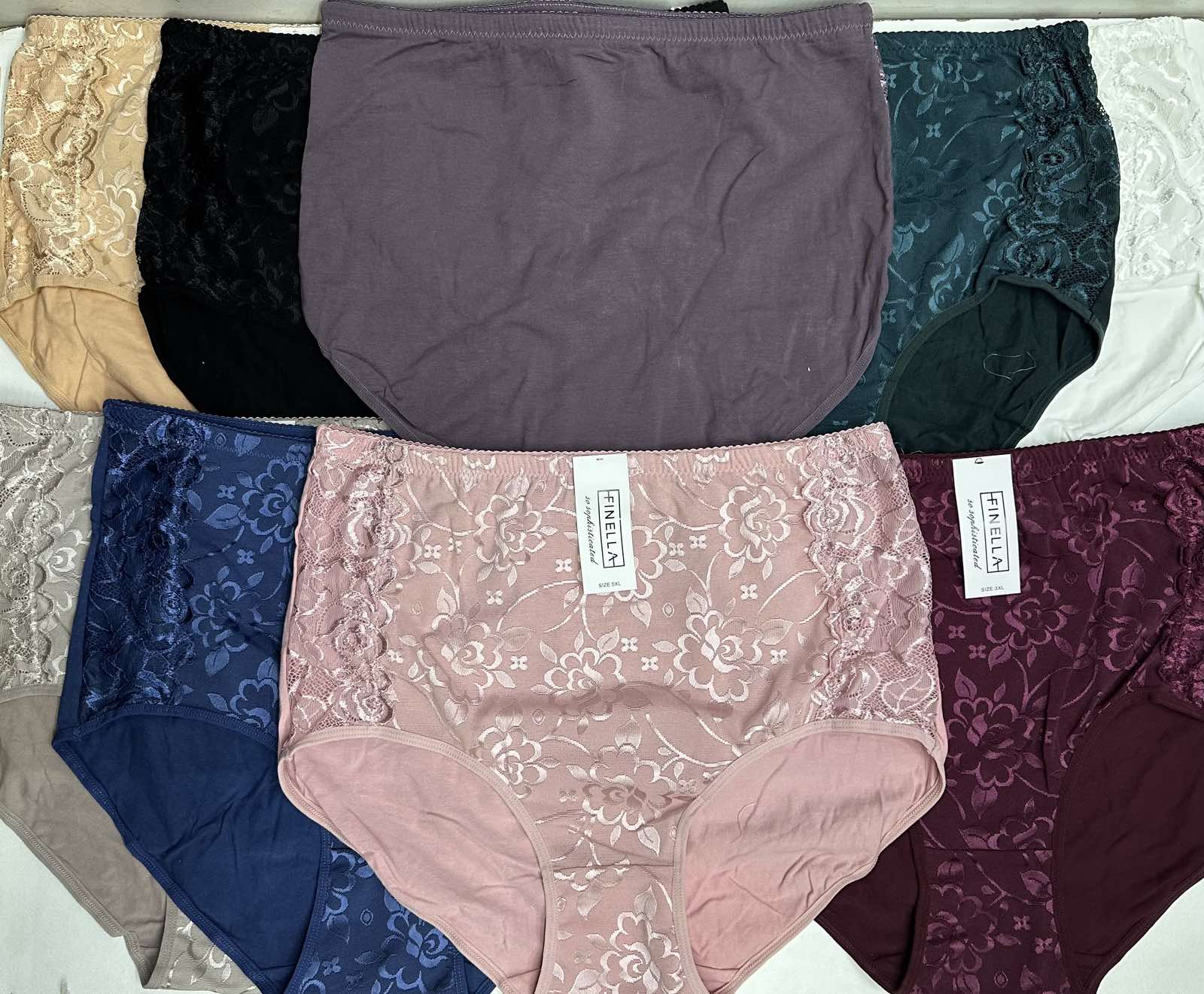 Majtki damskie,size 3xl-5xl, paczka 24szt ,mix kolor