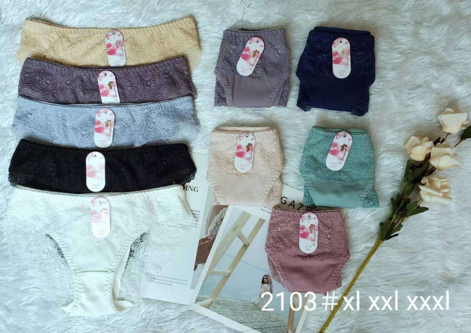 Majtki damskie,size m-2xl, paczka 24szt ,mix kolor