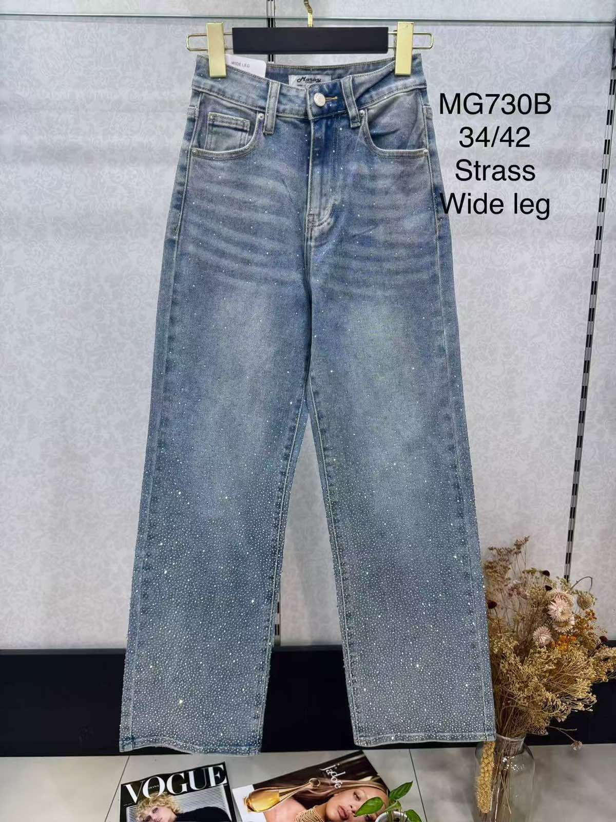 Jeansy  damskie,size 34-42, paczka 10szt ,1kolor