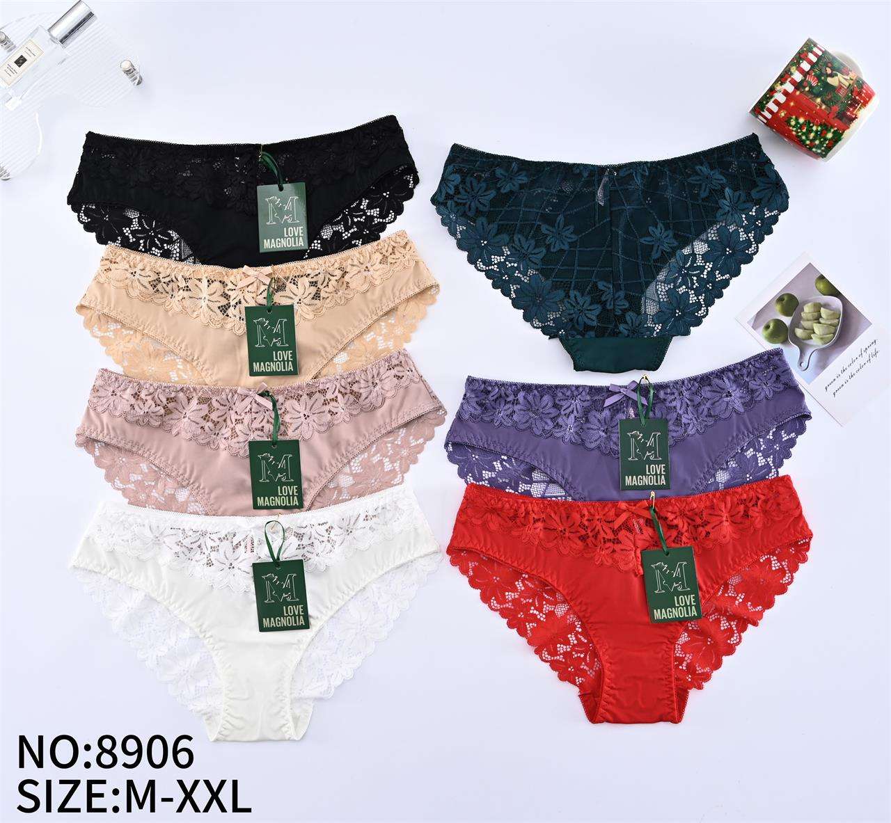 Majtki damskie,size m-2xl, paczka 24szt ,mix kolor