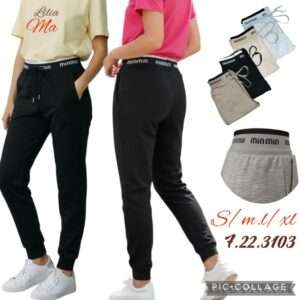 Spodnie damskie,size s/m-l/xl, paczka 12szt ,mix kolor