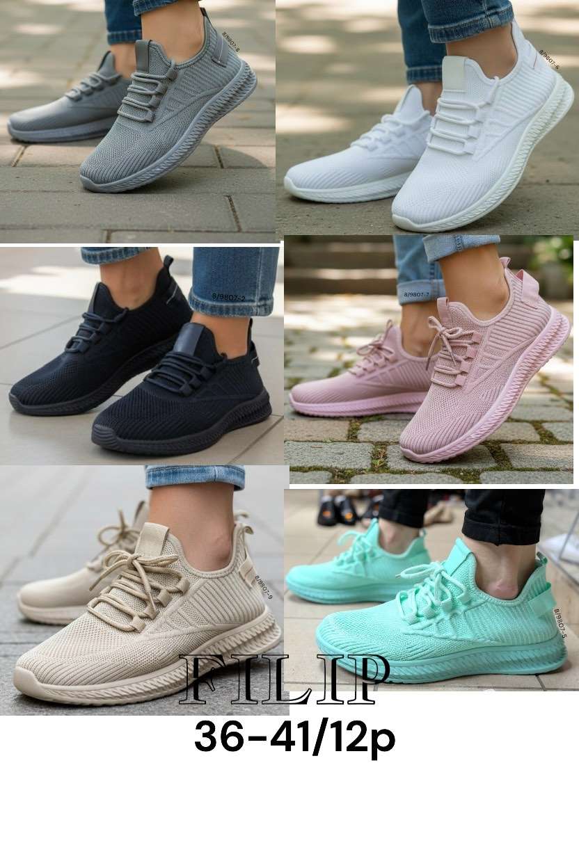 Buty Sportowe Damskie (36-41, 12par)