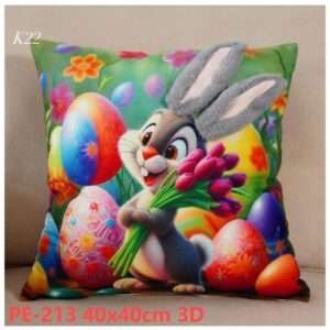 poszewka welurowa 3D Rozmiar: 40x40 cm  (2 szt/1 wzór) paczka:12 szt