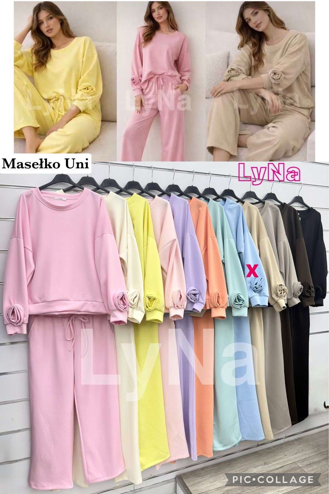 Komplety  Damskie wloska  , Size uni, paczka  6szt ,mix kolor