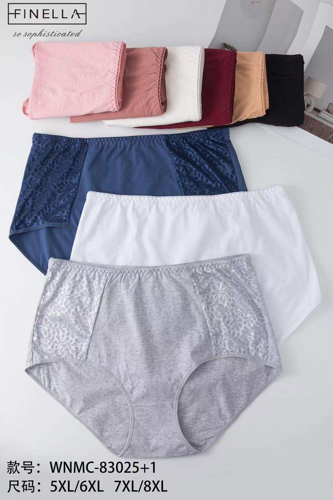 Majtki damskie,size 5xl-8xl, paczka 24szt ,mix kolor