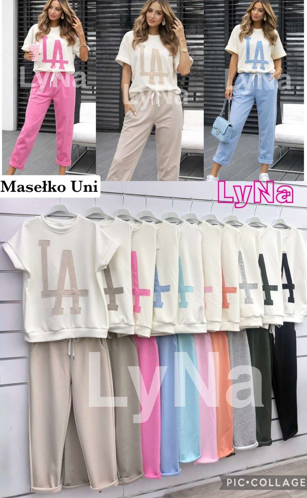 Komplety  Damskie wloska  , Size uni, paczka  6szt ,mix kolor