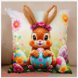 poszewka welurowa 3D Rozmiar: 40x40 cm  (2 szt/1 wzór) paczka:12 szt