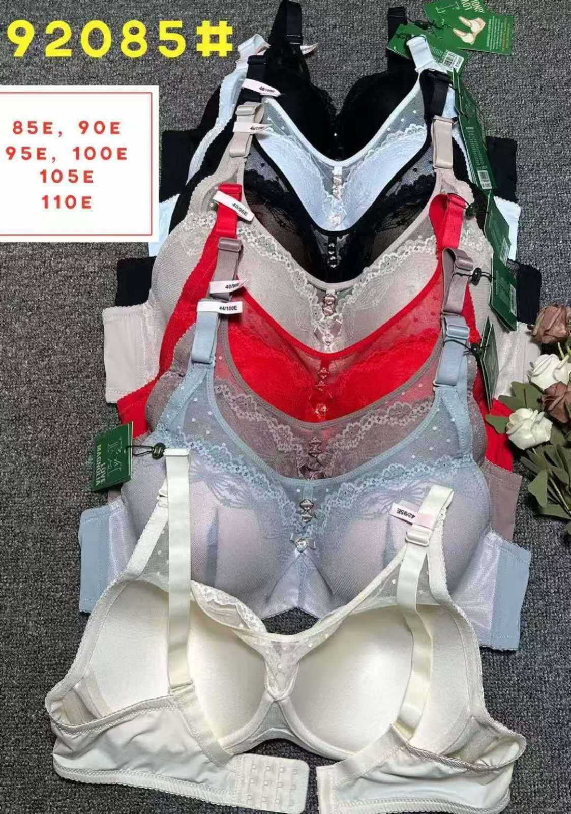 Biustonosz E damskie,size 85-110, paczka 6szt ,1kolor