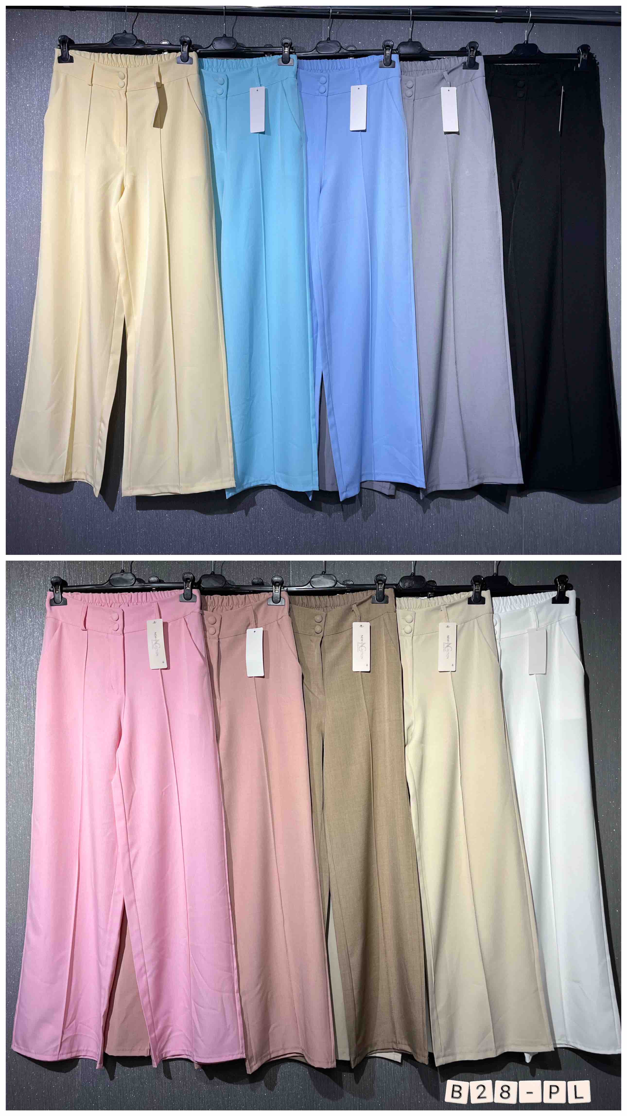 Spodnie  Damskie wloska  , Size uni, paczka  6szt ,mix kolor