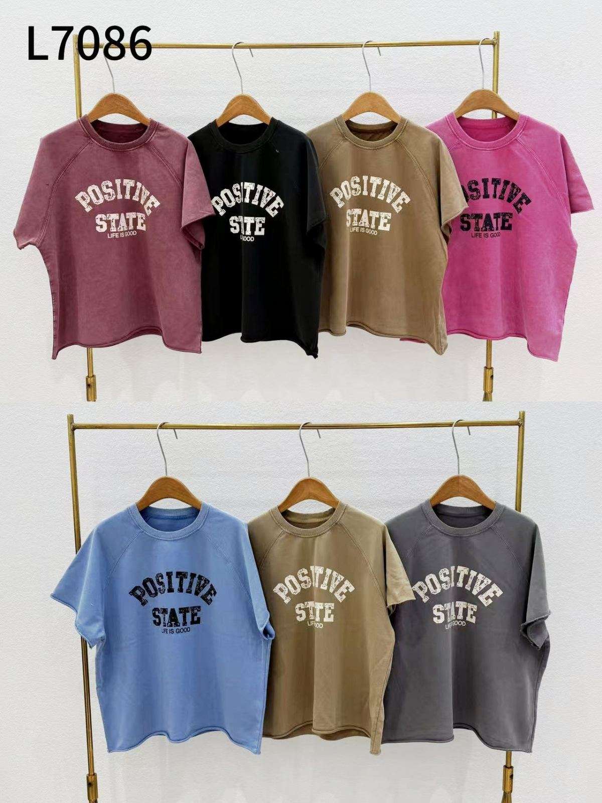 Bluzki damskie, Size uni, paczka  6szt ,mix kolor