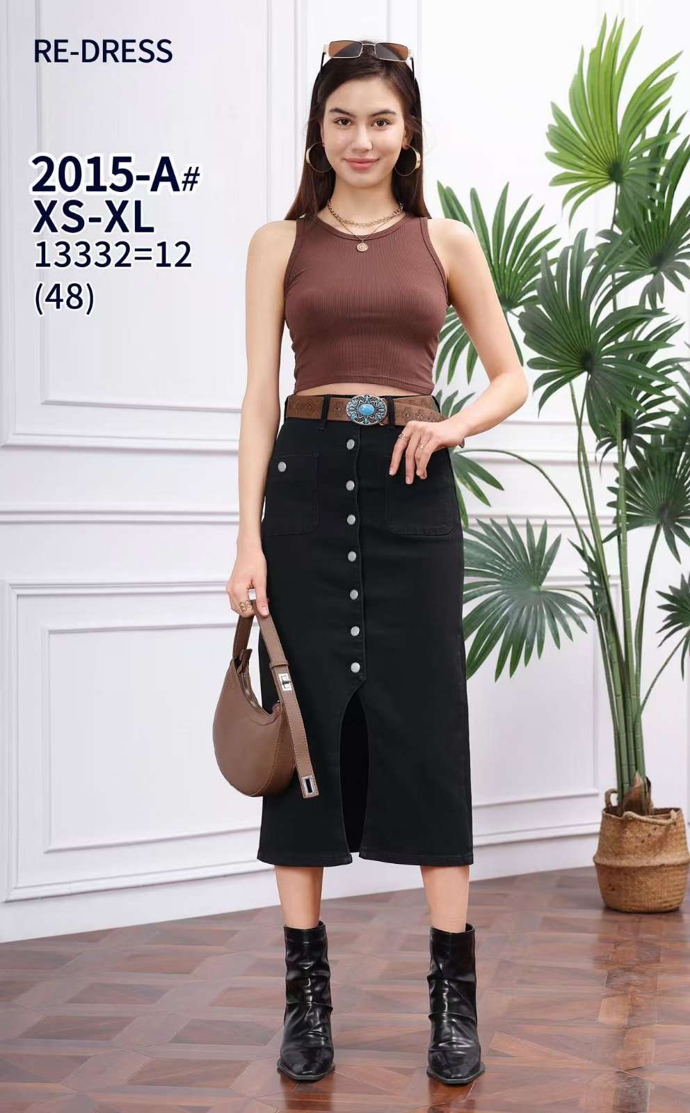 Spódnica  damskie, Size xs-xl, paczka  12szt ,1kolor