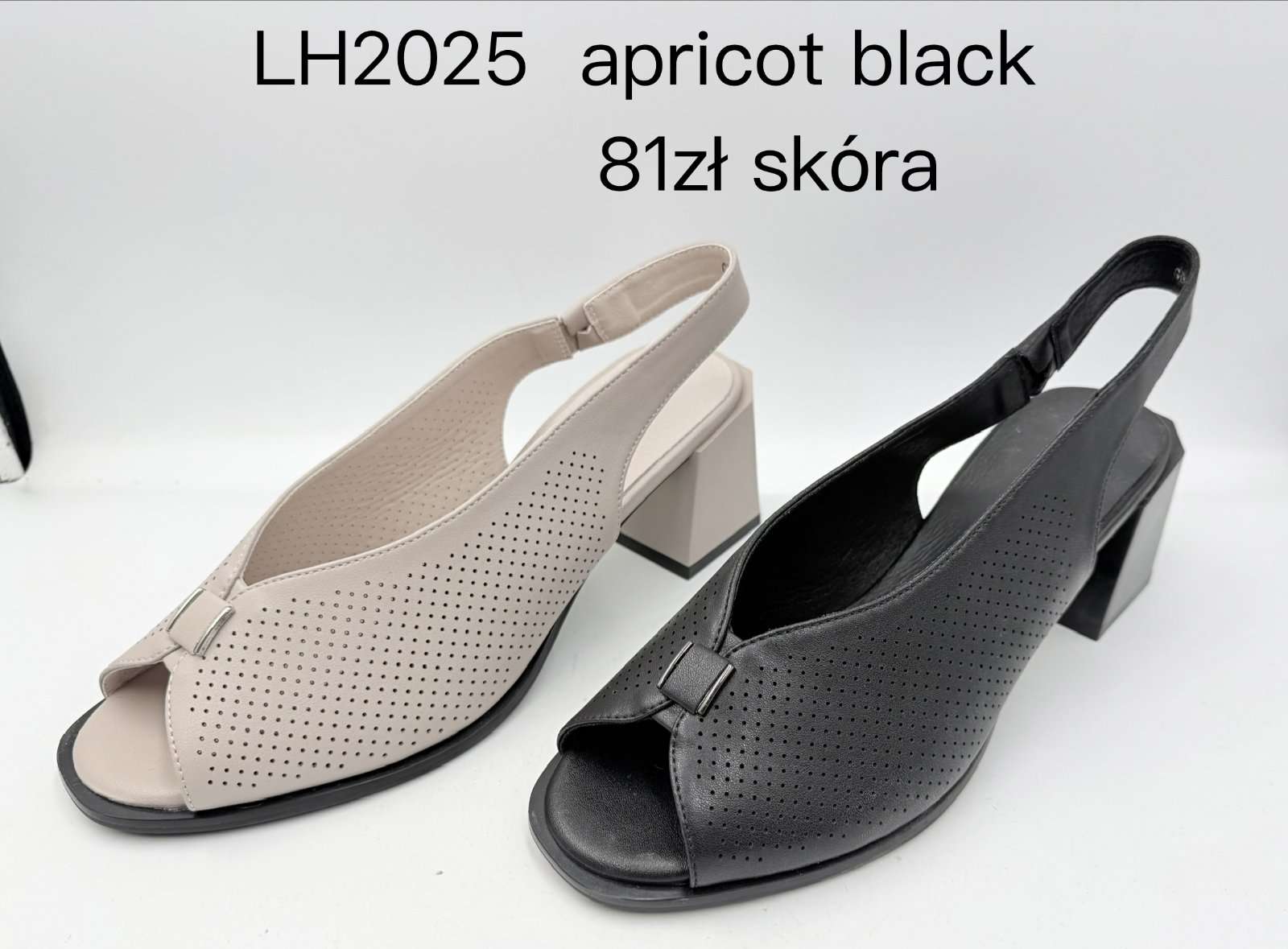 Sandały na Obcasie Damskie (36-41, 12par)