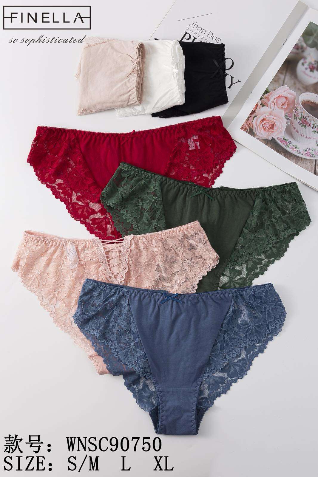 Majtki damskie,size s/m-xl, paczka 24szt ,mix kolor