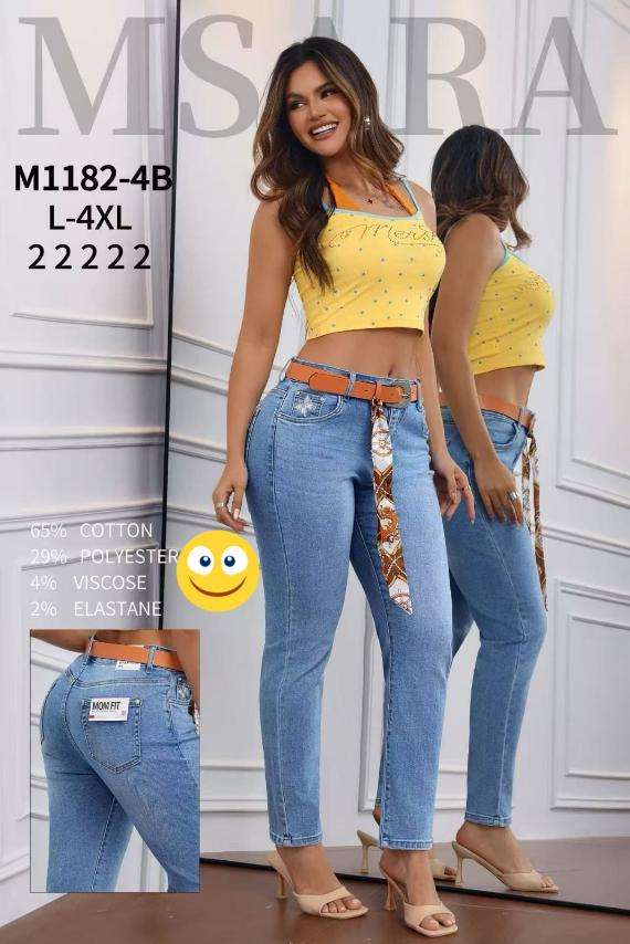 Jeansy damskie, Size l-4xl, paczka  10szt ,1kolor