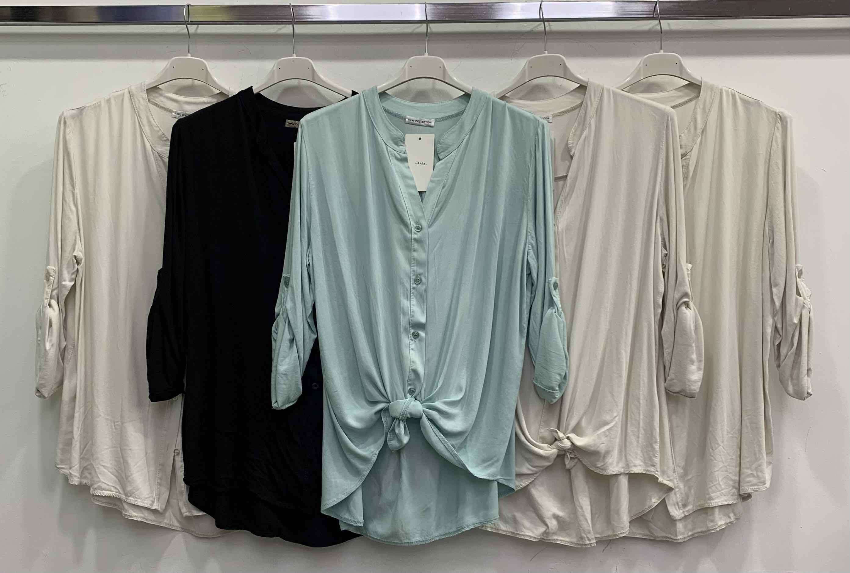 Bluzki  Damskie  , Size uni, paczka  6szt ,mix kolor