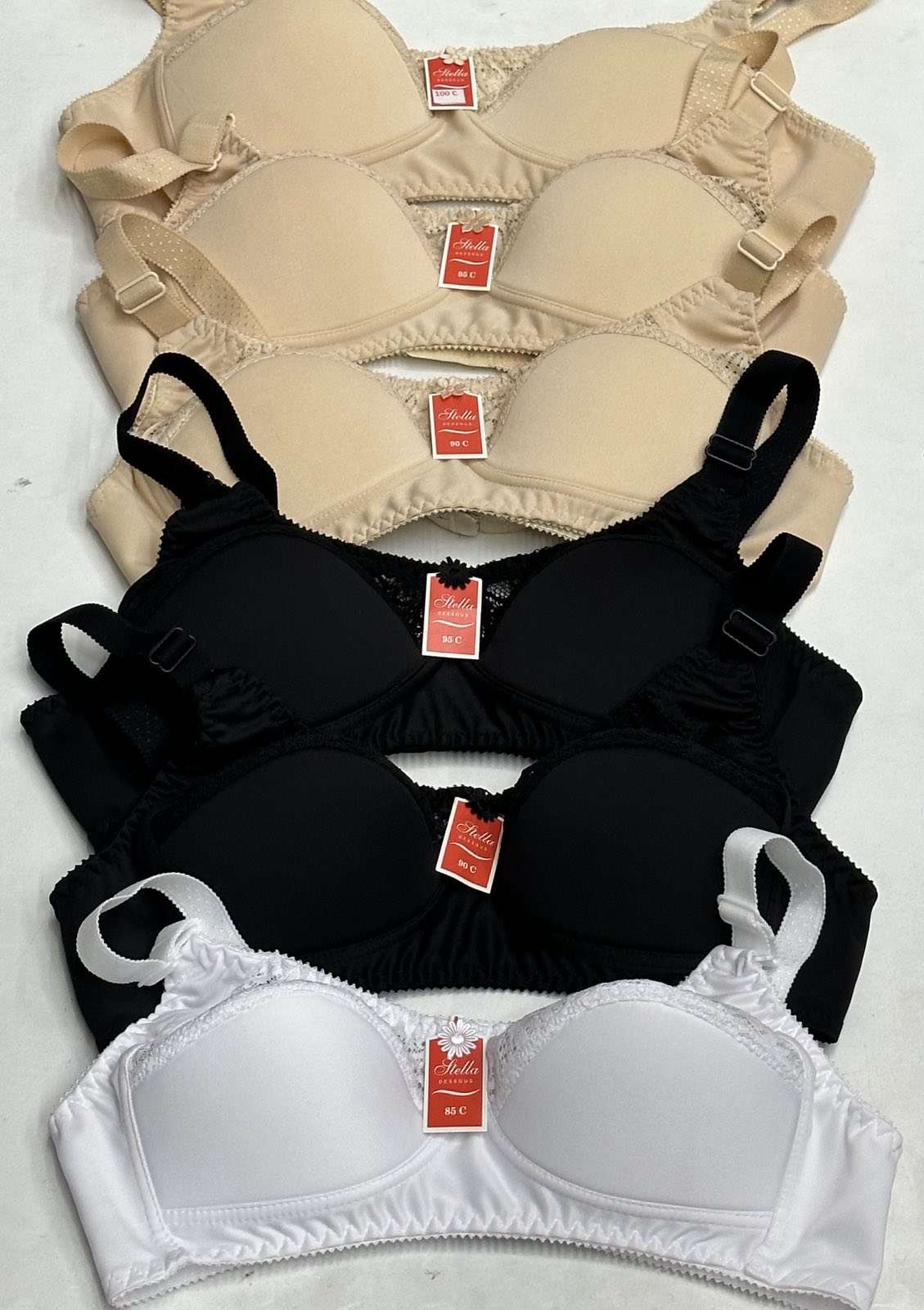 Biustonosz C ,size 75/1100 damskie, paczka 12szt ,1kolor