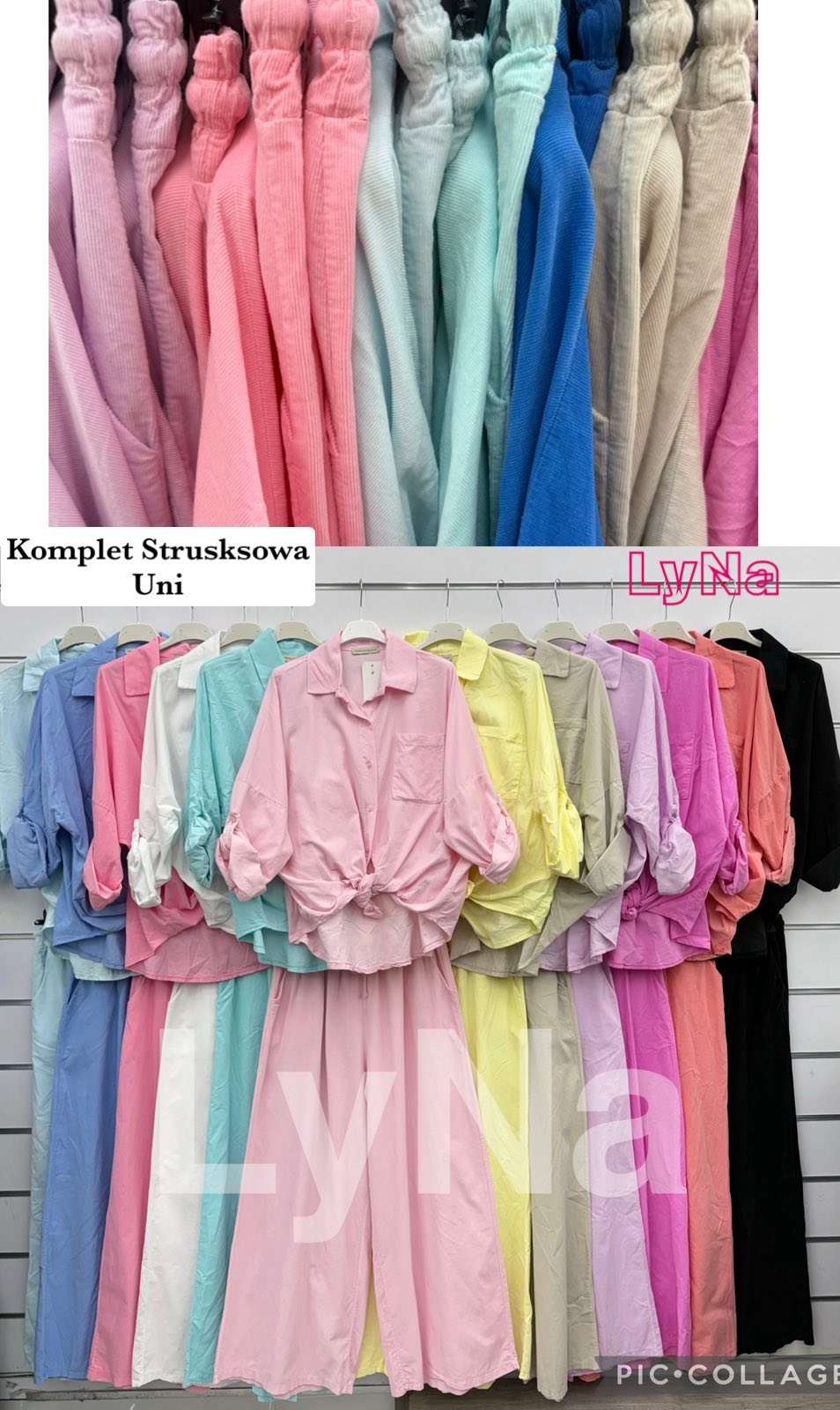 Komplety  Damskie wloska  , Size uni, paczka  6szt ,mix kolor