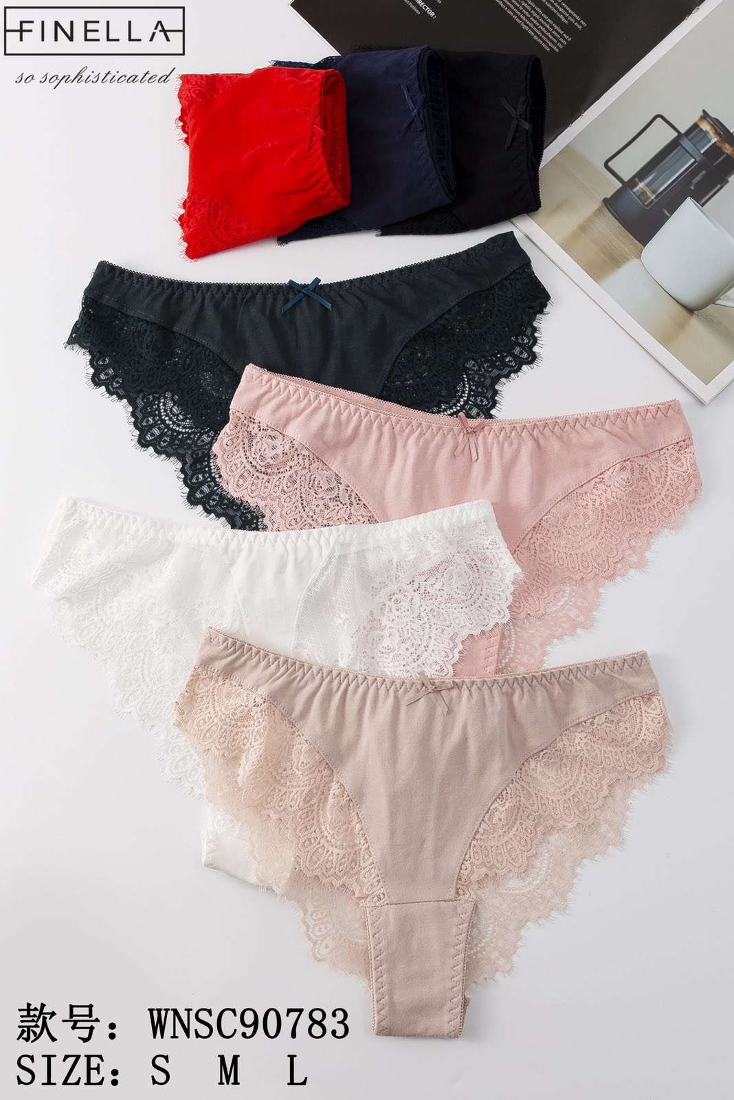 Majtki damskie,size s-l, paczka 24szt ,mix kolor