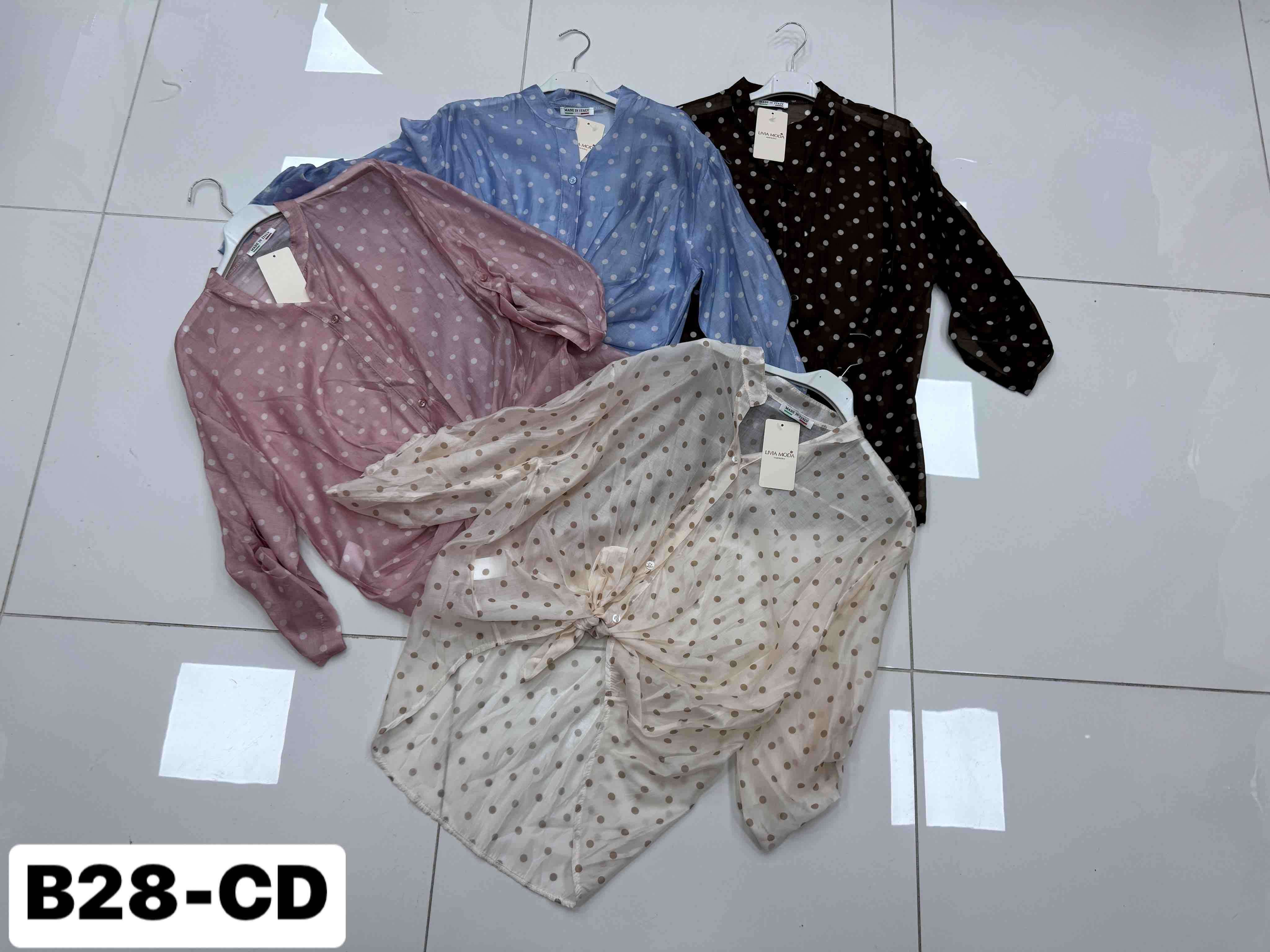 Bluzki  Damskie  WŁOSKA  , Size uni, paczka  6szt ,mix kolor (