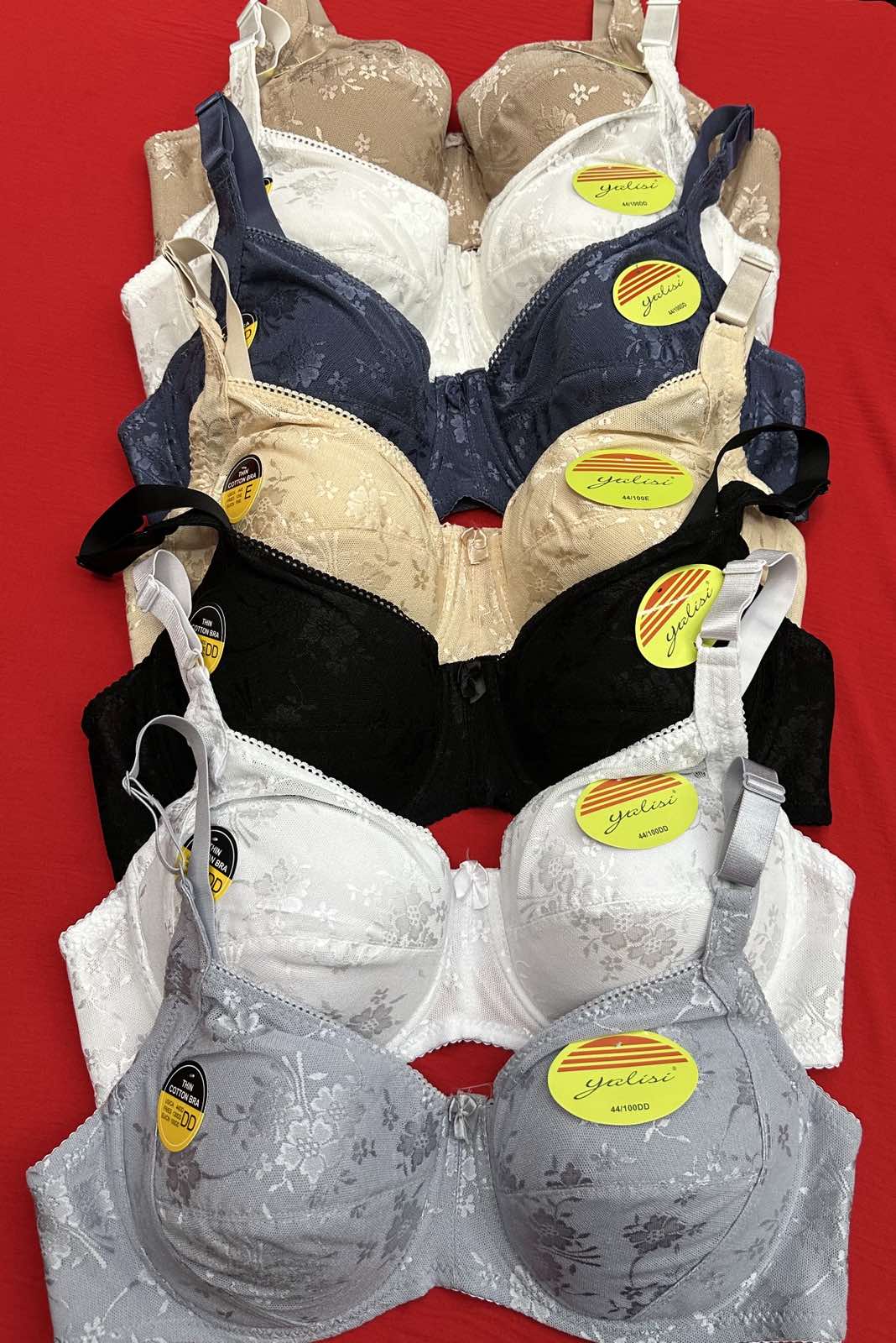 Biustonosz C damskie, paczka 6szt ,1kolor