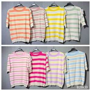 Swetry Damskie  WŁOSKA  , Size uni, paczka  6szt ,mix kolor