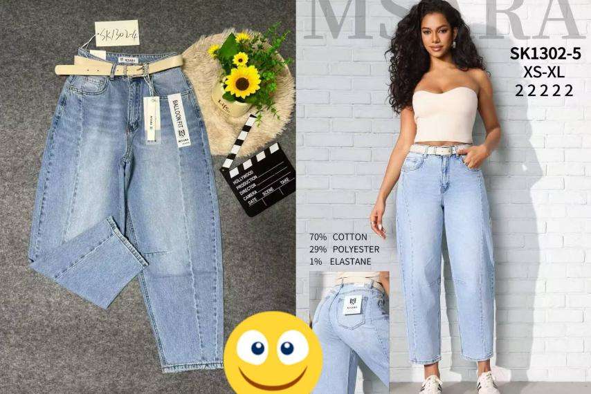 Jeansy damskie, Size xs-xl, paczka  10szt ,1kolor