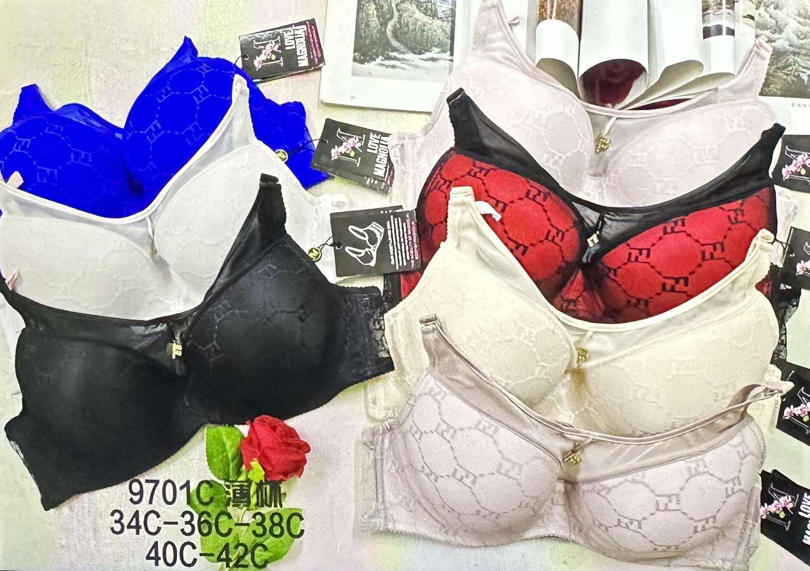 Biustonosz C damskie,size 34-42, paczka 6szt ,1kolor