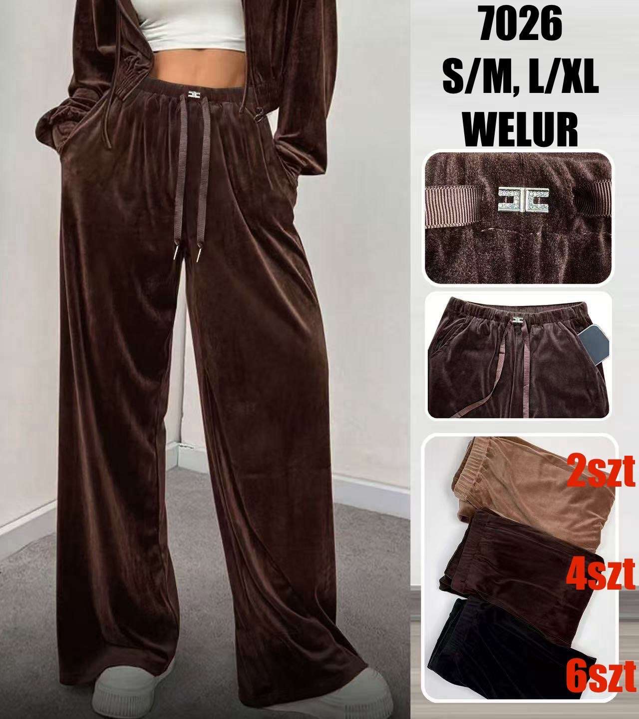 Spodnie damskie,size s/m-l/xl, paczka 12szt ,mix kolor