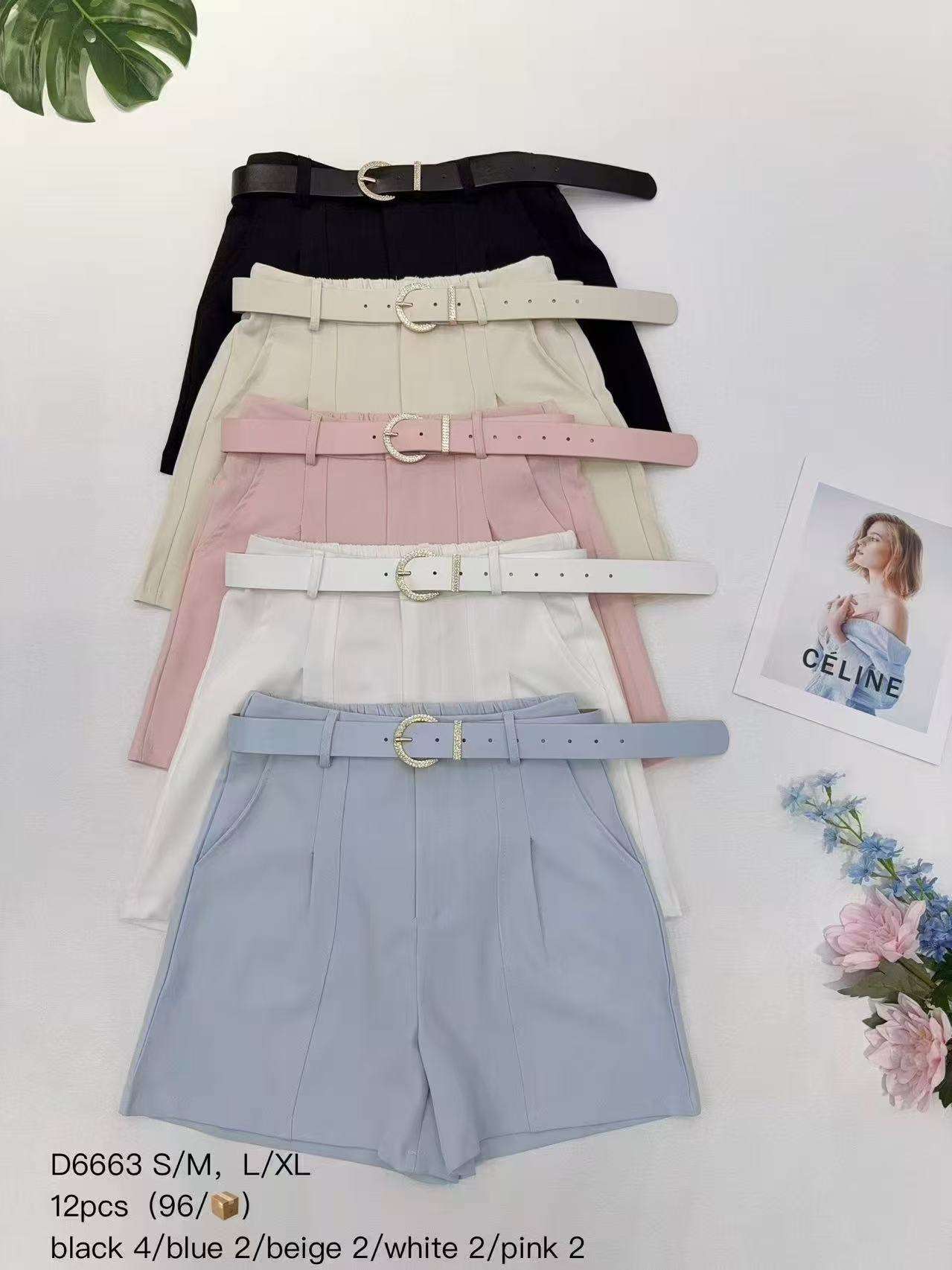 Spodenki damskie , Size s/m-l/xl, paczka 12szt ,mix kolor