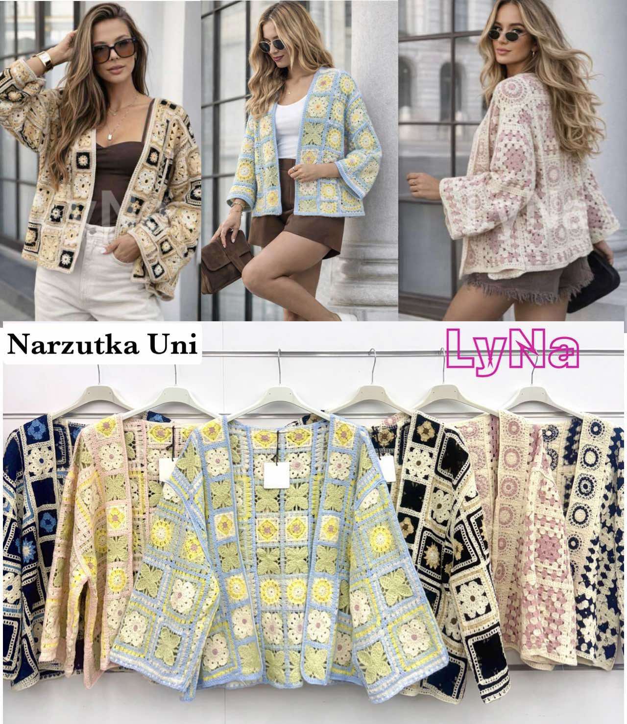 Swetry  Damskie wloska  , Size uni, paczka  6szt ,mix kolor