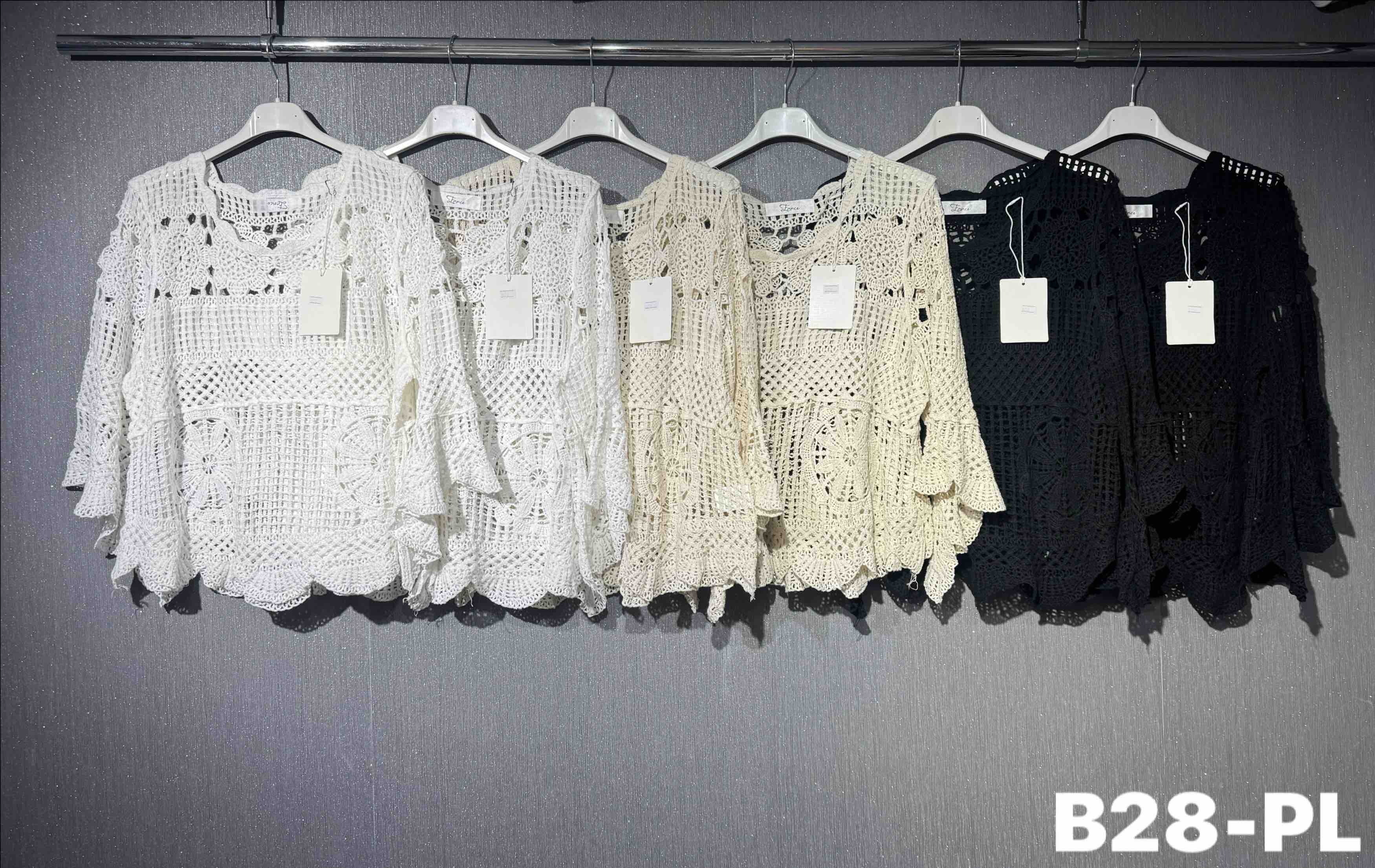 Swetry Damskie  WŁOSKA  , Size uni, paczka  6szt ,mix kolor