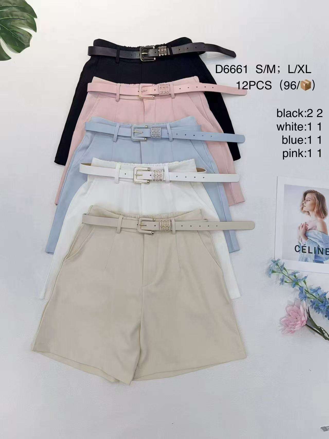 Spodenki damskie , Size s/m-l/xl, paczka 12szt ,mix kolor