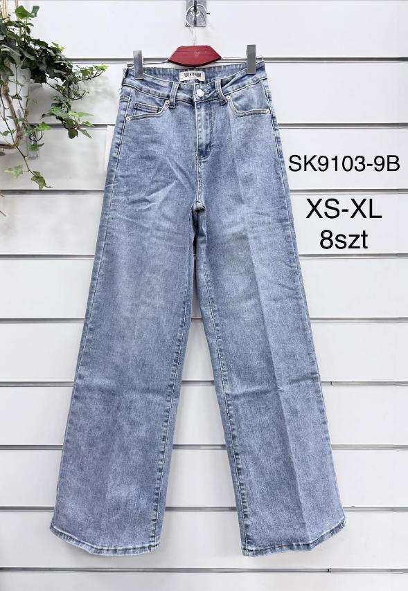 Jeansy damskie, Size xs-xl, paczka  8szt ,1kolor