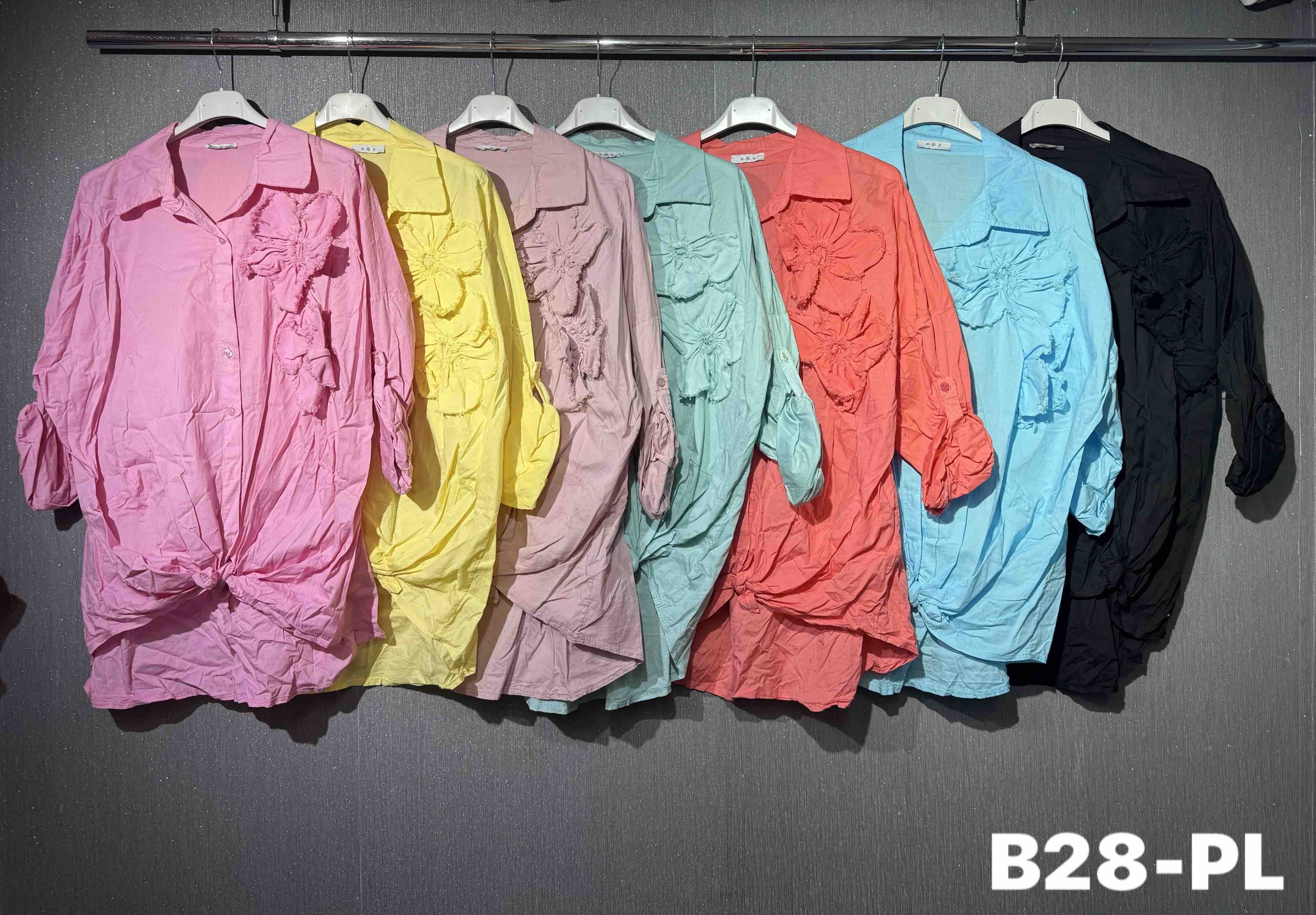 Koszule  Damskie wloska  , Size uni, paczka  6szt ,mix kolor